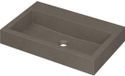 Wastafel INK Momento Wastafel Quartz Zonder Kraangat - 700x450x90 mm - Grijs