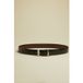 Ted Baker Connary Ceinture en cuir réversible Noir Taille : W32