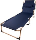Northix Luaro Veldbed Opklapbaar toeristenbed Canada marineblauw