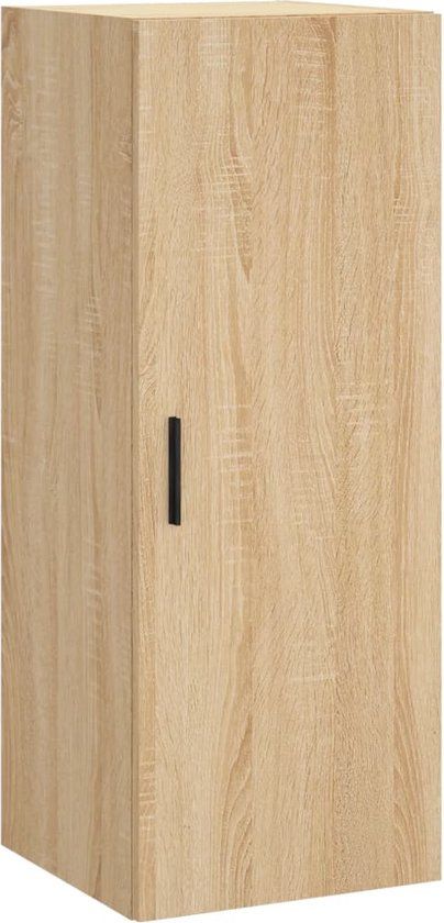 vidaXL Bovenkast 34,5x34x90 cm Sonoma eikenkleurig