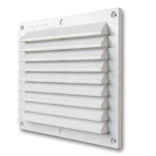 Edilplast Ventilatie BR1714B kunststof ventilatie rechthoekig om te leegmaken, wit, 175 x 146 mm.