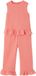 Vertbaudet Set met blouse en broek met ruches koraal