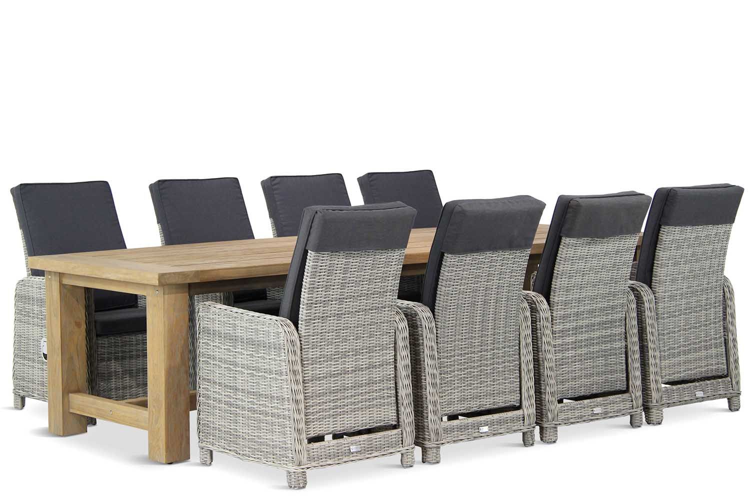 Garden Collections Bello/Fourmile 300 cm dining tuinset 9-delig