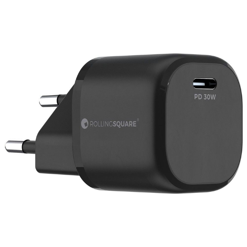 Rolling Square GaN Charger EU 30W - Black