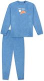 SCHIESSER Pyjama lang Meisjes Effen Lange mouw Katoen/Polyester Lucht 152