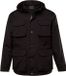 JAY-PI - Heren - Functioneel jack Buik-Fit outdoor regenjas - Zwart - Maat 3XL
