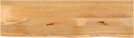 vidaXL Tafelblad met natuurlijke rand 110x40x2,5 cm massief mangohout