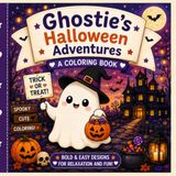 Ghostie's Halloween Adventures - Coloring Book