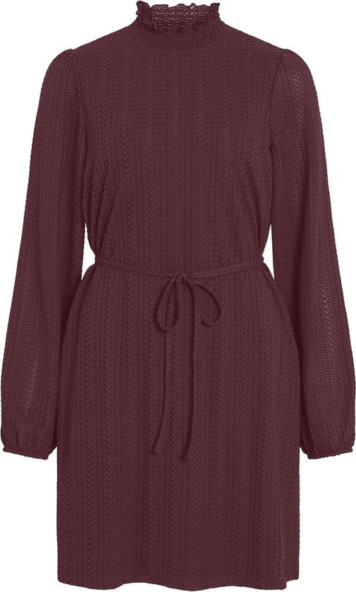 VILA VILYRI L/S SMOCK DRESS NOOS Dames Mini jurken Port Royale