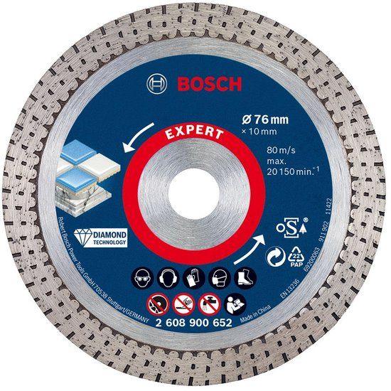 Bosch Professional EXPERT HardCeramic diamantschijf 76mm
