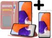 LUQ Book Case voor Samsung Galaxy A72 5G - Rosé goud