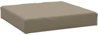 vidaXL Palletkussen 60x60x9,5 cm oxford stof taupe