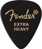 Fender 351 Vorm Premium Picks Extra Zwaar Zwart 12-Pack Celluloid Plectrums