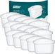 Sillar 15x Filtres à eau pour Brita Maxtra+