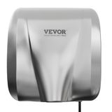 VEVOR Handdroger, 1300 W, elektrische handdroger, 7-10 seconden droogtijd, commerciële wandhanddroger, handföhn met HEPA-filter, 99,97% filtratie-efficiëntie, luchthanddroger, keuken, badkamer, toilet