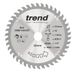 Trend Wood CSB/16042T Accu-cirkelzaagblad, diameter 160 mm, 20 mm boring, 42 tanden, 1,8 mm snijvoeg, +10° haak, TCT, fijn oppervlak