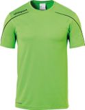 Uhlsport Stream 22 Shirt Korte Mouw Heren - Fluo Groen / Zwart | Maat: XL