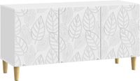 vidaXL TV Kast 99 x 34,5 x 50 cm Wit Bewerkt hout