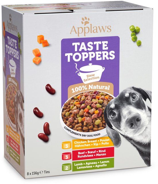 Applaws Dog Taste Toppers Multipack stoofpotje 8 x 156 gr.