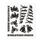4R Quattroerre.it 9172 Kit Adventure Sticker voor motorkoffer Evolution Biker, 20 x 24 cm