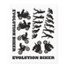 4R Quattroerre.it 9172 Kit Adventure Sticker voor motorkoffer Evolution Biker, 20 x 24 cm
