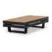 LUX outdoor living Vegas loungetafel | aluminum + polywood | antraciet | 117x60cm
