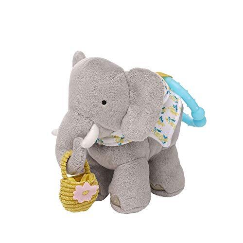 Manhattan Toy 161500 olifant pluche baby reisspeelgoed, meerkleurig