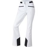 CRIVIT Pantalon de ski softshell pour femme, coupe-vent et respirant. (Blanc, 42)