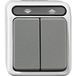 Merten AQUASTAR Rolluikknop MEG3755-8029 - Gris clair