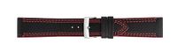 Morellato PMX883FUTNET22 Horlogeband - Zwart, Leer, 22mm