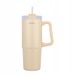 Homely ESTIA HOME ART S.A. Thermosbeker 900ml met Rietje en Handvat - Beige
