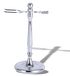 Porte-rasoir durable - Porte-lames de rasoir - Alliage - Rangement facile - Sûr - Hauteur 15,5 cm - Outil de rasage