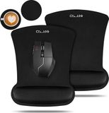 Merkloos Muis Polssteun Ondersteuning met Memory Foam Padding en antislip rubberen basis - Ergonomisch Ontwerp voor PC Computer