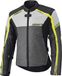 Held Renegade wasserdichte Motorrad Tourenjacke, Textil, Grau/Gelb, Größe XL