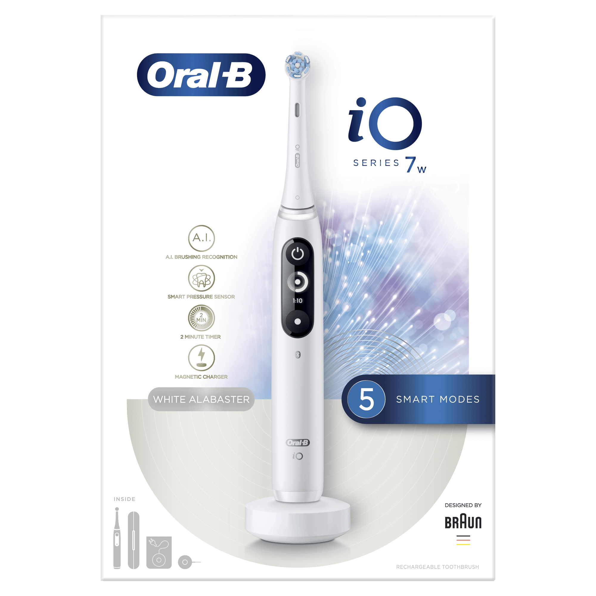 Oral-B iO 7W Elektrische Tandenborstel - Wit kopen? | Kieskeurig