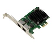 KALEA-INFORMATIQUE PCIe-kaart netwerkcontroller 2.5G x2 LAN Gigabit Ethernet 2 poorten RJ45 Dual chipset Intel I226 SRKTU ondersteuning 10 100 1000 2500 1G 2.5 G