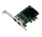 KALEA-INFORMATIQUE PCIe-kaart netwerkcontroller 2.5G x2 LAN Gigabit Ethernet 2 poorten RJ45 Dual chipset Intel I226 SRKTU ondersteuning 10 100 1000 2500 1G 2.5 G