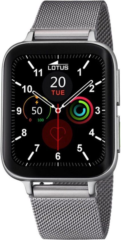 Lotus 50032/1 Smartwatch - Zwart/Zilver - Unisex