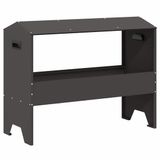 vidaXL Voederbak voor vee Zwart 79 x 35 x 62 cm