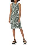 Amazon Essentials Dames Mouwloze Crossover Twist Neck Faux Wrap Jurk