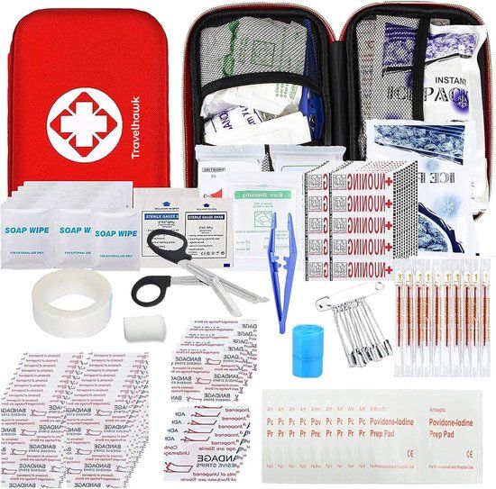 Travelhawk EHBO-kit - Verbanddoos auto - 275-delig