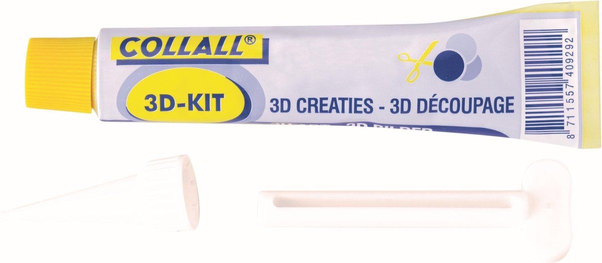 Glorex Hobby Tube Mozieklijm voor mozaiek steentjes/tegels 80 gram - Transparant