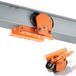 VEVOR Trolley met een Hefvermogen van 998 Kg, Handtrolley met Dubbele Wielen en een Flensbreedte van 68-110 mm, Handtrolley van Koolstofstaal voor I-Balken, Kraantrolley voor Pa600, Pa700, Pa800, Pa900 en Pa1000