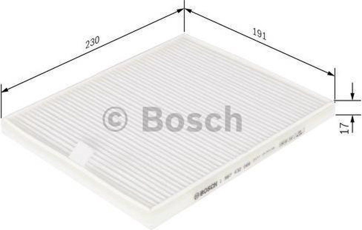 Bosch Interieurfilter M2066 | 1 987 432 066 | Opel / Subaru / Suzuki | Autofilter