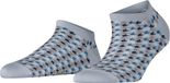 FALKE Vibrant Boost kort gedessineerd lyocell sneakersokken enkelsokken dames grijs - maat 35-38