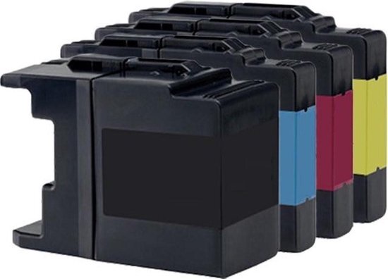 InktDL Compatible inkt cartridges voor Brother LC1240 / LC-1240XL | Multipack van 4 inktcartridges voor Brother DCP J525W, J725DW, J925DW, J925W, MFC J430W, J5910DW, J625DW, J6510DW, J6710DW, J6910DW, J825DW