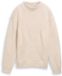 Tom Tailor - Losvallende gebreide trui met opstaande kraag - Maat M - sand stone beige