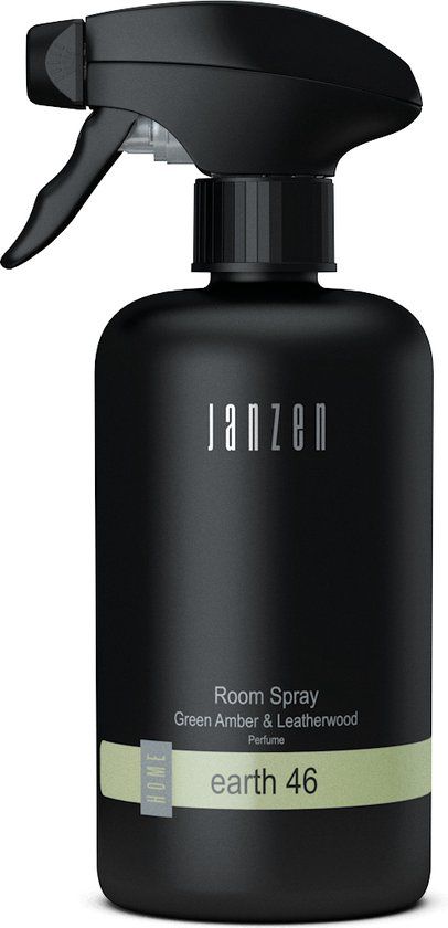 Janzen Room Spray Earth 46 - 500 ml - Green Amber & Leatherwood