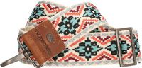 Hide & Stitches New Navajo Schouderband Dames - Verstelbare en afneembare Tasriem - Schouderriem van Canvas en Katoen - Cognac