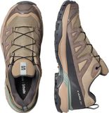 Salomon X Ultra 360 Leather Gore-Tex W Lage Wandelschoenen Dames Zand